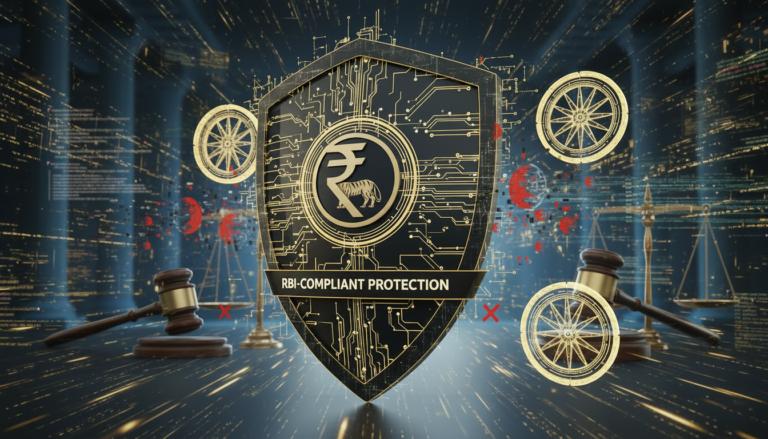 redesign subject 1 with a black and golden theme maintaining the abstract concept of protection a